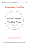 23rd Psalm SATB choral sheet music cover